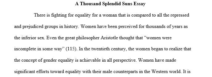 Essay Topics PICK 1 OR 2 1. Gender Roles play a significant part in the novel as characters develop