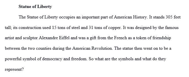Examine the sculptural and architectural characteristics of the Statue of Liberty