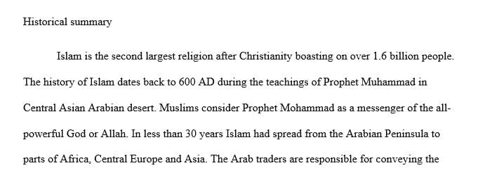 Explore differences between various groups within Islam and understand current practices today.
