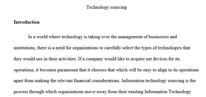 Find 2 peer-reviewed articles from academic journals on information technology sourcing.