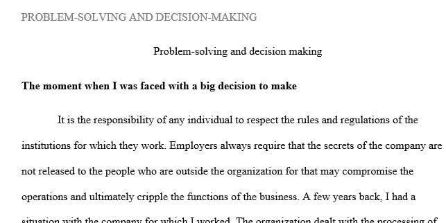 For this 5–6-page paper, you will consider a time in your own professional development and career 