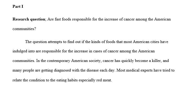 Gather research for an essay about Fast Food Nation