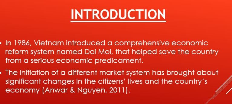 Global financial markets Vietnam