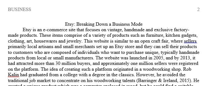 How does Etsy create, deliver and capture value for its shareholders