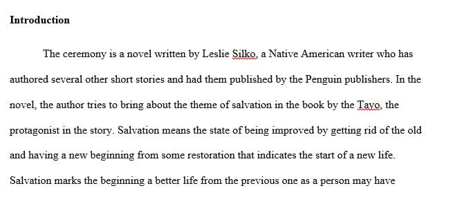How is Ceremony a novel of salvation, for Tayo, for its author and for its readers