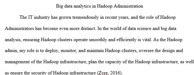 How the Data Science & Big Data Analysis course or theory is used in IT industry