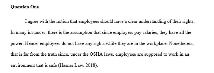 Identify the primary issue in this case. Is OSHA applicable