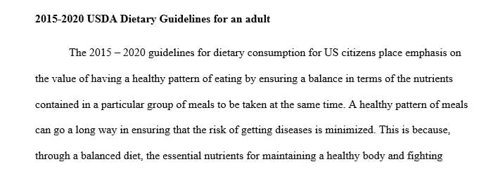 Module 03 Assignment - Track and Reflect on Your Nutrient Intake