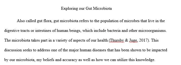 Module 03 Discussion - Exploring Our Gut Microbiota