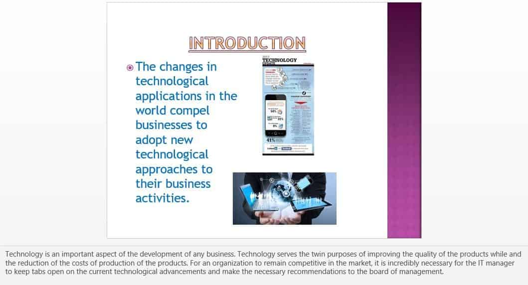 Role of the technology professional in an organization and how information technology (IT) systems 