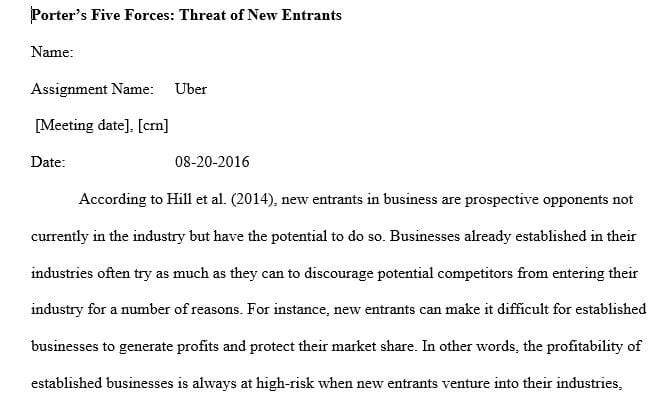 Select a concept from the book to discuss and relate to the Uber Case.