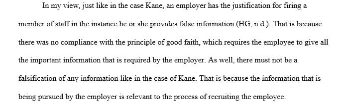 Should Kane receive credit for his previous years of employment with the Company