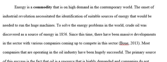 The Globalization of a Corporation