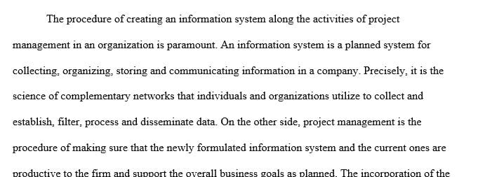The learning outcome for this unit involves the process of developing an information system