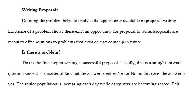 Understand differences in solicited and unsolicited proposals.