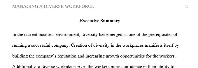 What are two benefits of having your selected diversity group represented in the workplace