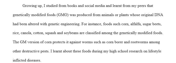 What do you know about GMO foods besides what you heard in the video