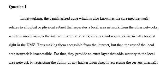 What happens when we place the authentication system in our demilitarized zone (DMZ)