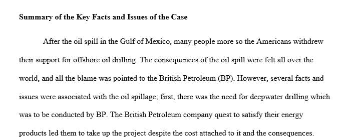 What impact did BP's strategy have on the crisis