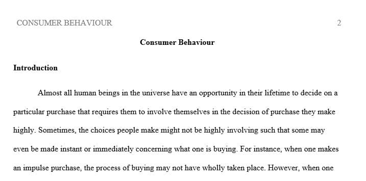 What specifically do you do as a consumer in each of these stages in a high involvement purchase like buying a house or a car