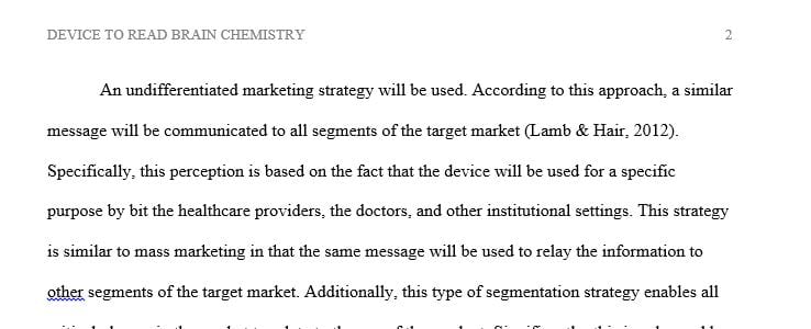 What type of segmentation strategy will you use and why