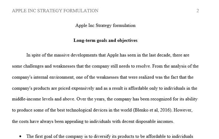 Write a 1,050-word report on the company APPLE INC