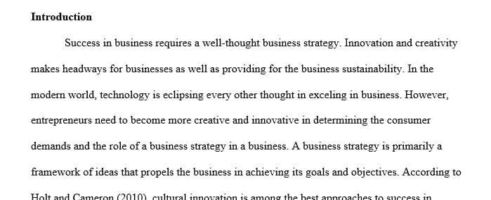Write a 2000 word essay on the business strategy of either Gwynnie Bee or Canada Goose