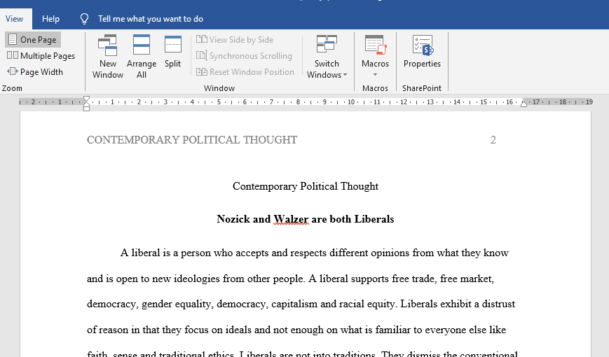 Contemporary Political Thought