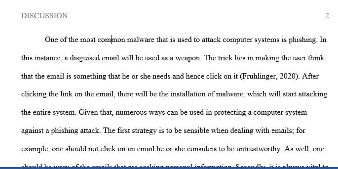Cyber Criminals use many different types of malware to attack systems.