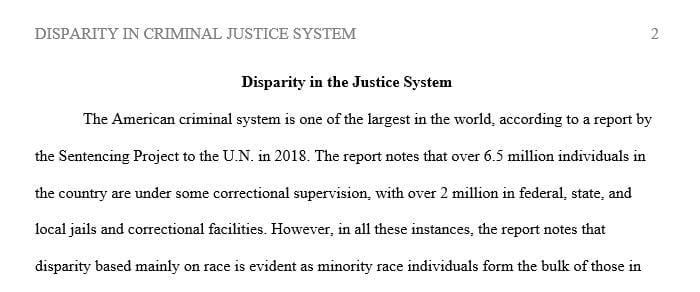 Debates over racial and ethnic discrimination in the criminal justice system
