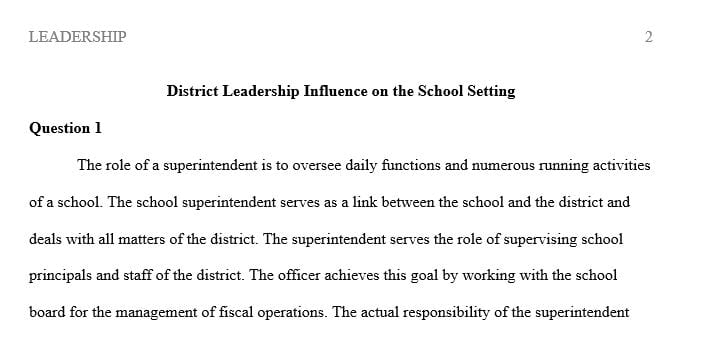Explore the influence of district governance on student outcomes.