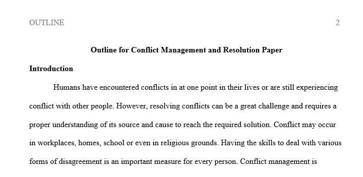 Identifying types of conflicts and resolving conflicts through effective communication techniques