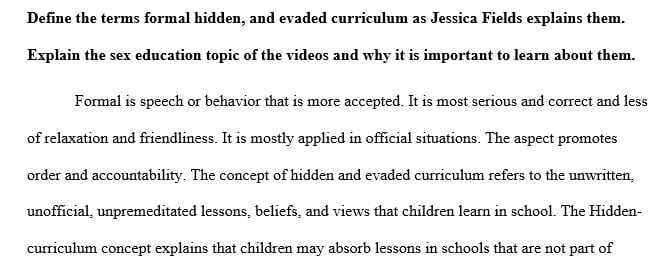 Select a sex education topic of interest to you. Locate 2 informational videos online on this topic.
