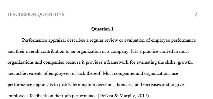 What is the distinction between performance appraisal and performance management