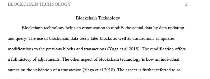 Write a review about two real life uses of Blockchain technology other than cryptocurrency