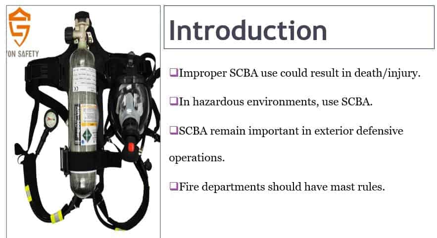 15 slides about the Self-contained breathing apparatus (scba)