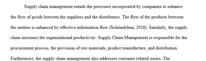 Demonstrate a deep understanding of the logistic function concepts and theories as well as supply chain management strategies.