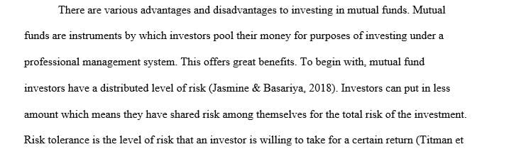 Describe the costs and benefits to investors of owning mutual funds.