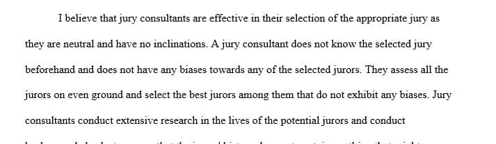 Do you think requiring that both parties should have equal access to jury consultants despite their financial status