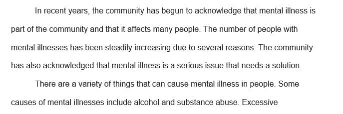 Explain and give some examples of the concepts of community mental health and discuss the importance of community mental health