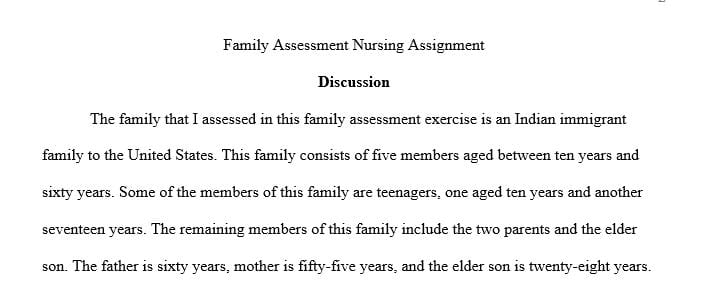 Identify 3 nursing diagnosis and develop a short plan of care using the nursing process.  Present your assessment in an APA format on a 12 Arial font