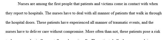 Nursing research is used to study a dilemma or a problem in nursing.