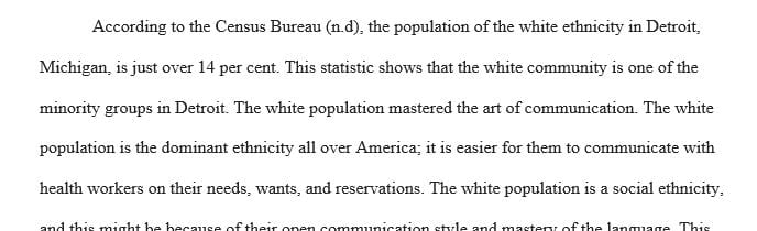 Perform a literature search on the health practices/disparities/influences of that group.