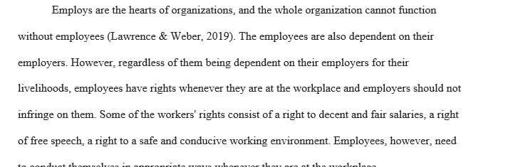 Prepare a 600 word synopsis of the chapter and managerial ethics and social responsibility concepts and issues discussed in the chapter.
