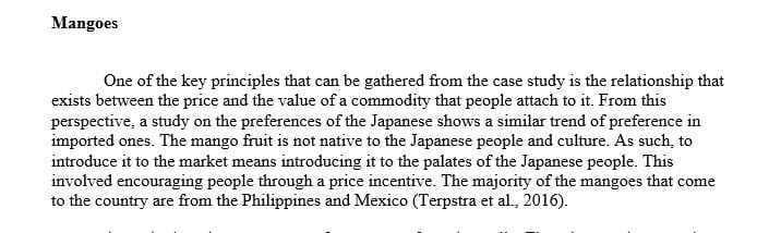 Tuna and Mango Prices in Japan: Price and Value