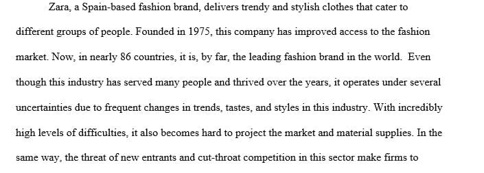 What are the main activities in the value chain for fashion clothing