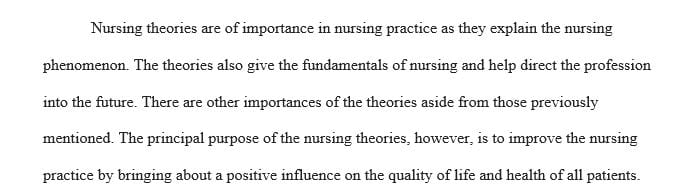 Which theorist would you select to construct a framework for care of your staff and patients