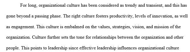 Apply leadership theories and approaches to support organizational change that aligns to the organization’s mission