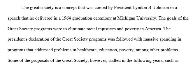 Did the Great Society Fail