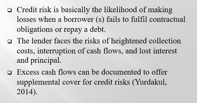 Discuss why credit risk management within the financial sector is so essential.